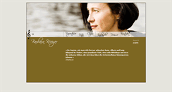 Desktop Screenshot of barbara-krieger.de